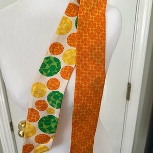 Coach skinny scarf, handbag scarf